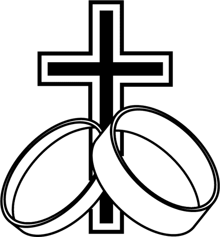 holy clipart matrimony marriage catholic christian ring church engagement cross symbol google heart